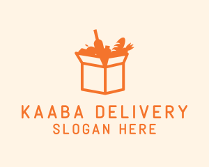 Grocery Delivery Box logo design