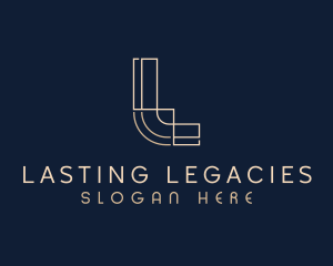 Legal Firm Letter L logo design