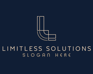 Legal Firm Letter L logo design