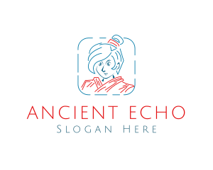 Ancient Chinese Soldier  logo design