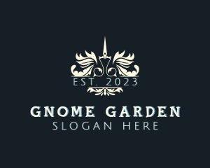 Landscaping Gardening Shears logo design