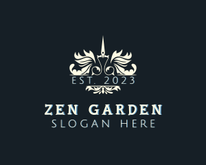 Landscaping Gardening Shears logo design