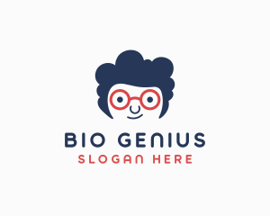 Genius Geek Kid logo design