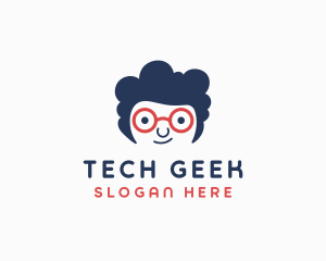 Genius Geek Kid logo design