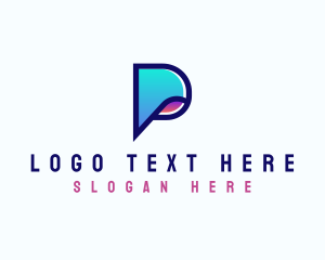 Tech Software App Letter P Logo