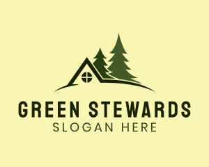 Green House Realtor logo design