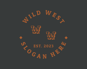 Western Cowboy Rodeo logo design