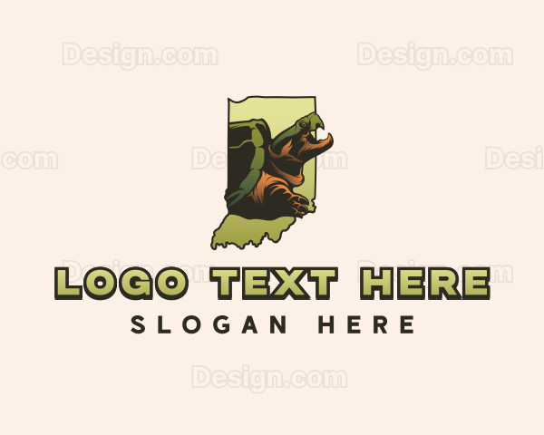 Indiana Snapping Turtle Logo