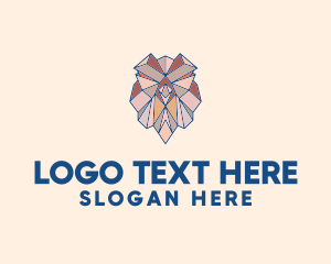 Geometric Owl Bird Logo