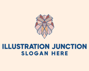 Geometric Owl Bird logo