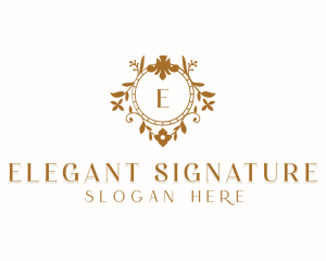 Stylish Flower Boutique logo design