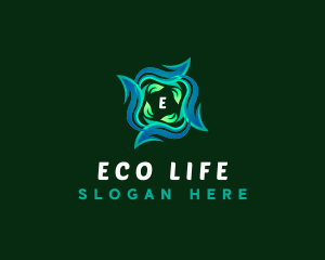 Organic Leaves Plant logo design