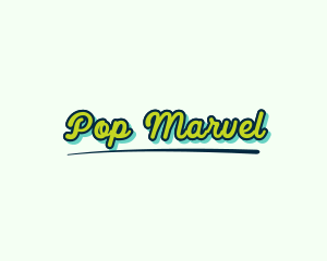 Comic Retro Handwriting logo design