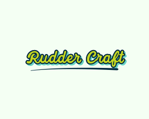 Comic Retro Handwriting logo design