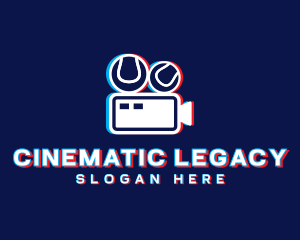 Glitchy Sports Vlogger logo