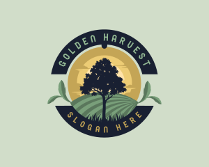 Tree Field Farm logo design