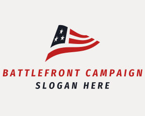 USA Campaign Flag logo design