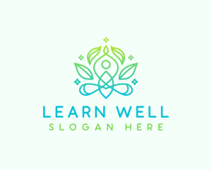 Yoga Leaf Wellness logo design