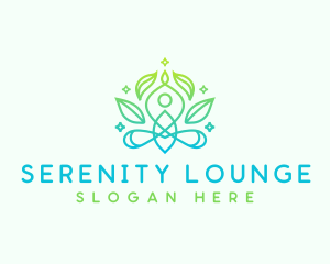 Yoga Leaf Wellness logo design