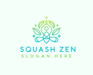 Yoga Leaf Wellness logo design