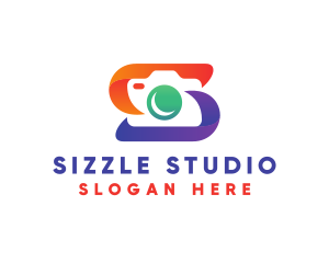 Letter S Photography Studio logo design