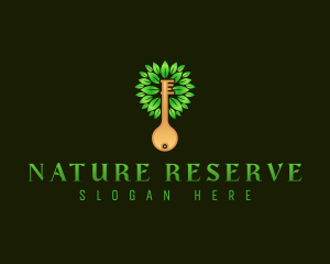 Nature Tree Key logo design