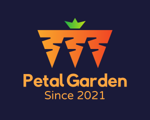 Carrot Vegetable Garden  logo design