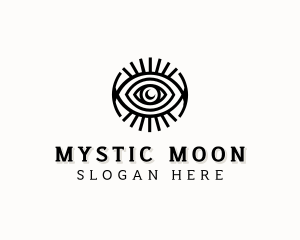 Celestial Boho Eye logo design