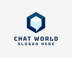 Digital Social Chat logo design