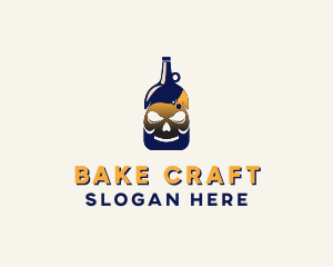 Skull Liquor Bar  logo design