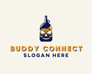 Skull Liquor Bar  logo design