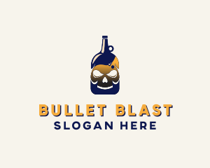 Skull Liquor Bar  logo design