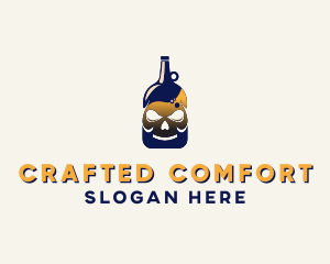 Skull Liquor Bar  logo design