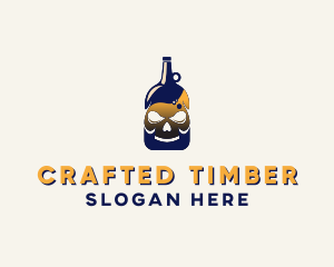 Skull Liquor Bar  logo design