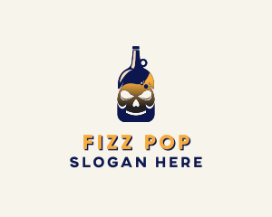 Skull Liquor Bar  logo design