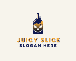 Skull Liquor Bar  logo design