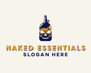 Skull Liquor Bar  logo design