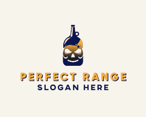 Skull Liquor Bar  logo design