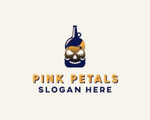 Skull Liquor Bar  logo design