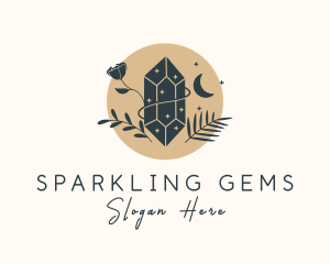 Cosmic Precios Gem logo design