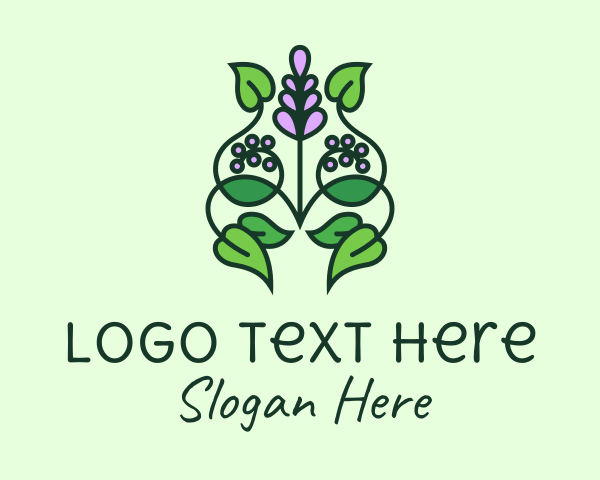 Lavender logo example 4