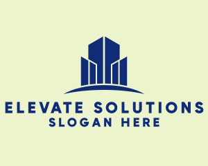 High Rise Real Estate  logo design