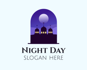 Night Sky Mosque  logo design