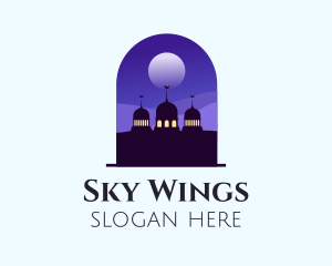 Night Sky Mosque  logo design