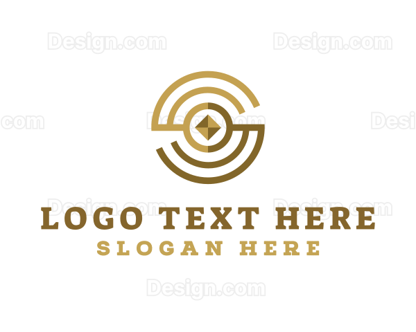 Professional Geometric Letter S Logo