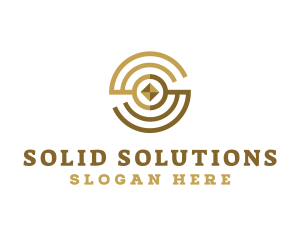 Professional Geometric Letter S logo design