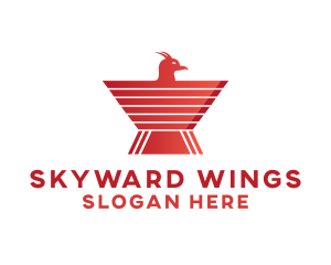 Aviation Bird Wings logo design