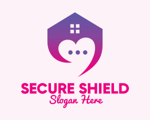 Lovely Home Chat Messaging Logo