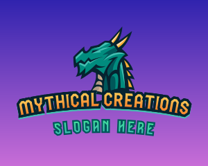 Dragon Myth Creature logo design