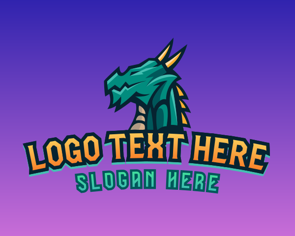 Dragon Myth Creature logo